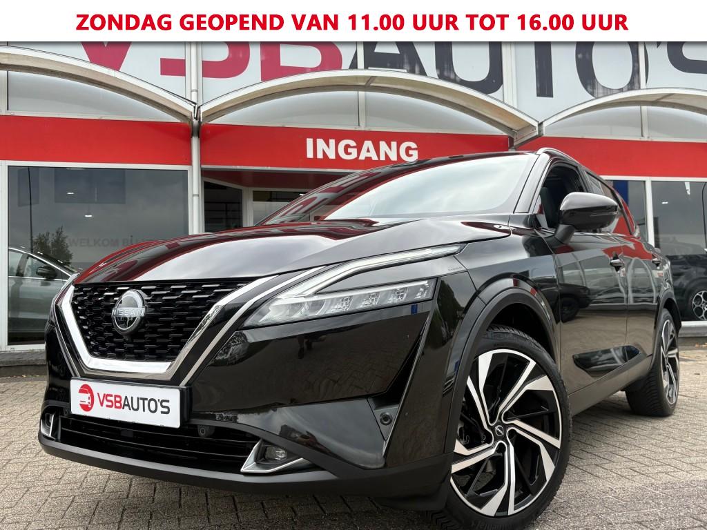 Nissan QASHQAI 1.3MHEV TEKNA+ AUT. PANO HEADS-UP LEER CAMERA NAVI CARPLAY EL.STOELEN 54581527-0.jpg | VSB Autos