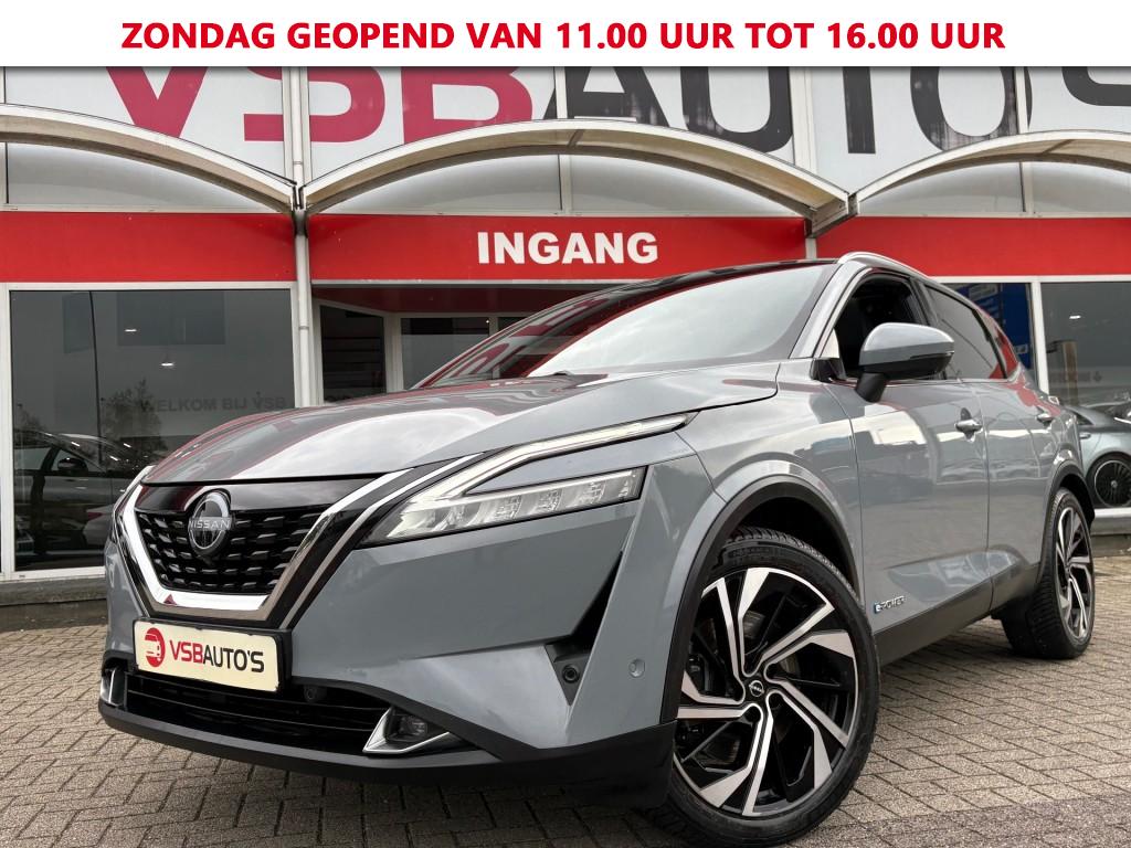 Nissan QASHQAI 1.5 VC-T e-POWER AUT. 190PK TEKNA+ NARDO-GREY LEER PANO-DAK NAVI CAMERA CARPLAY AIRCO LMV PDC 56594885-0.jpg | VSB Autos