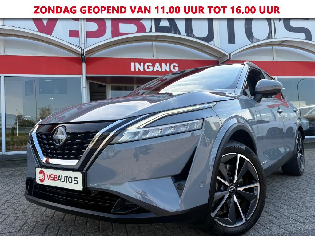 Nissan QASHQAI 1.5 VC-T e-POWER AUT. 190PK TEKNA NARDO-GREY TREKHAAK PANO-DAK NAVI CAMERA CARPLAY AIRCO LMV PDC 56780571-0.jpg | VSB Autos